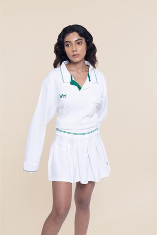 Courtside Skirt Green